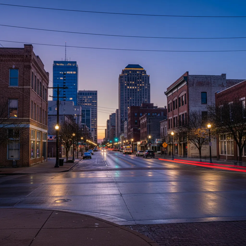 Garland, TX business district